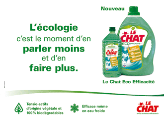 Le Chat Lessives Ecolabel